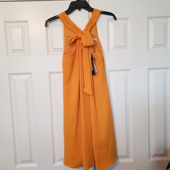 Trina Turk Women's Dress Verge size XS Honey Yellow